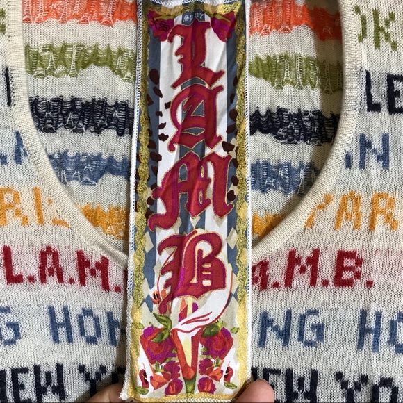 Gwen Stefani LAMB Runway turtleneck cashmere top - Picture 6 of 8